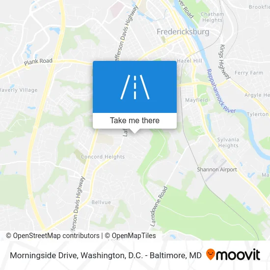 Morningside Drive map
