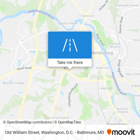 Mapa de Old William Street