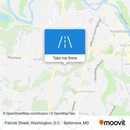 Patrick Street map