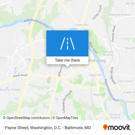 Payne Street map