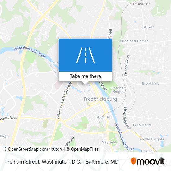 Pelham Street map