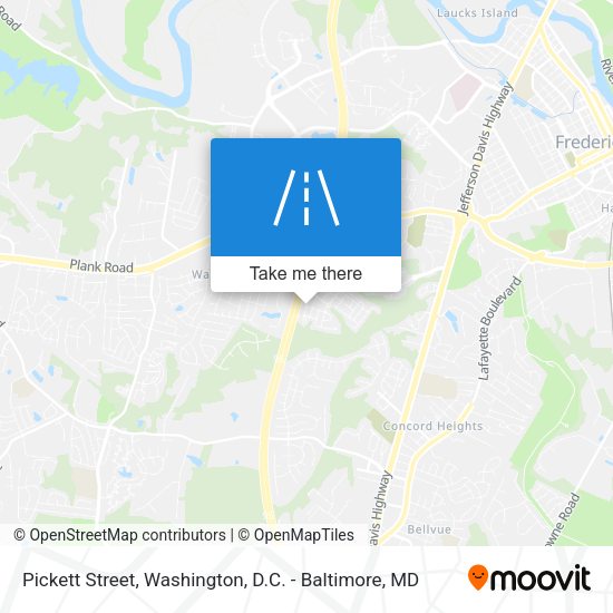 Mapa de Pickett Street