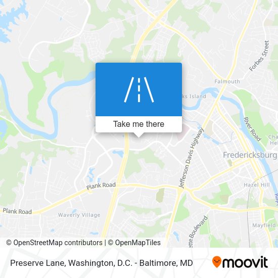 Preserve Lane map