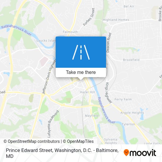 Mapa de Prince Edward Street