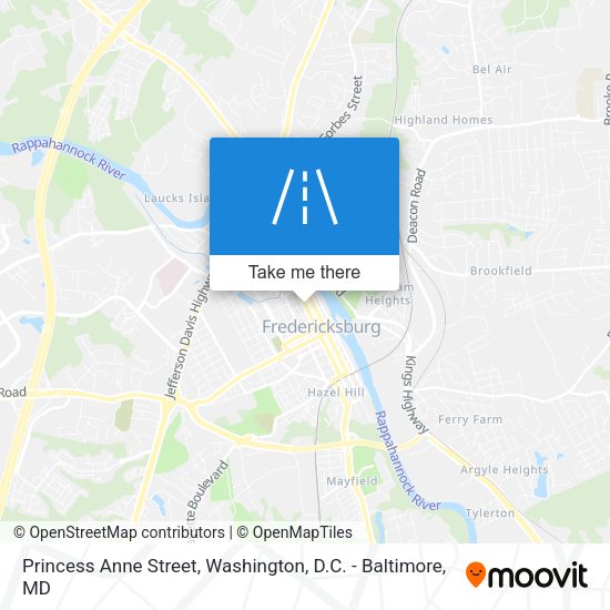 Mapa de Princess Anne Street