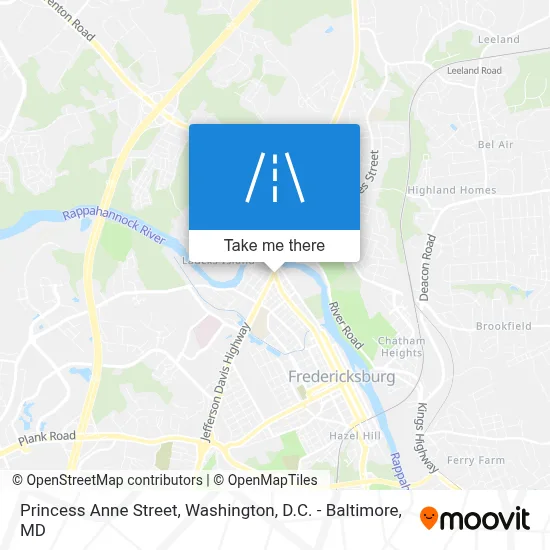 Princess Anne Street map