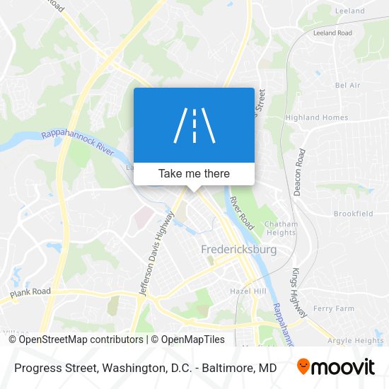 Progress Street map