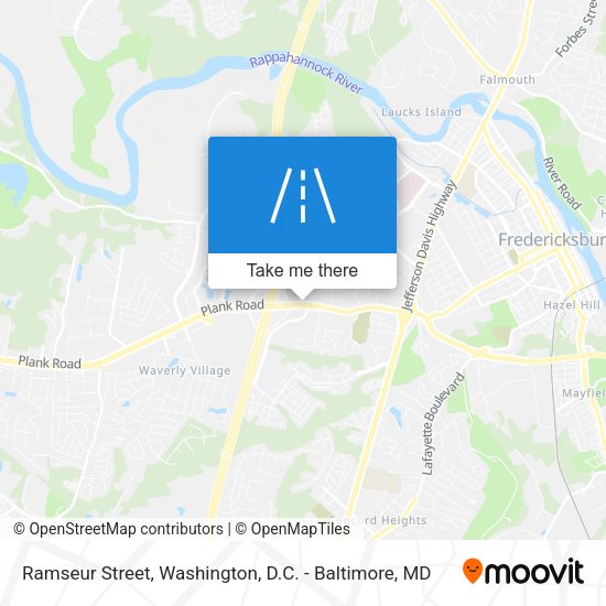 Ramseur Street map