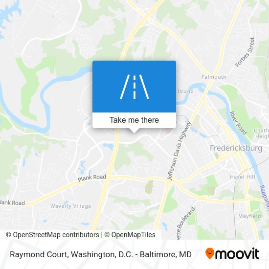 Mapa de Raymond Court