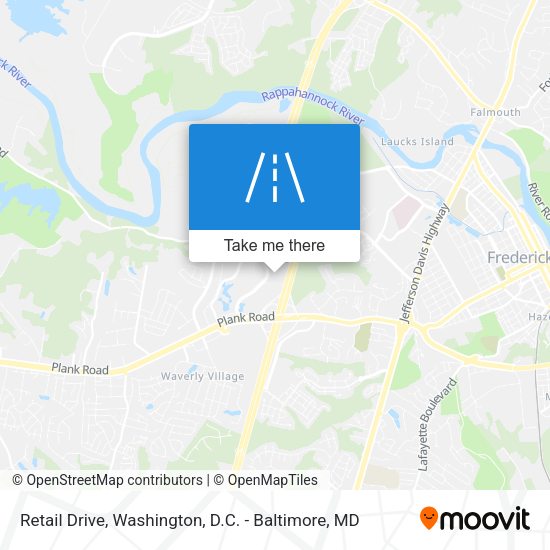 Retail Drive map