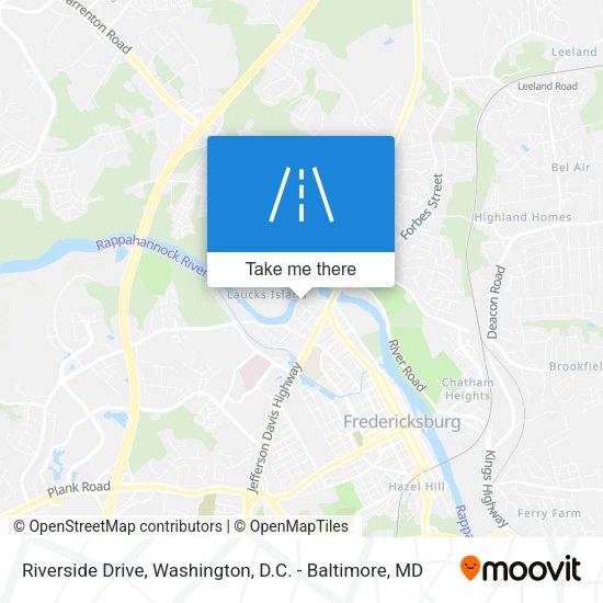 Riverside Drive map