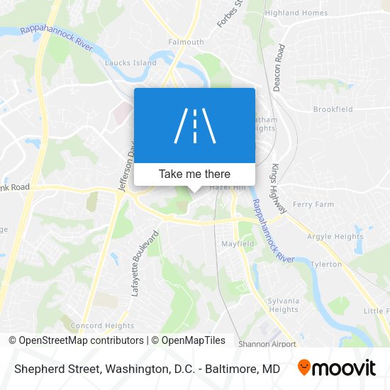 Shepherd Street map