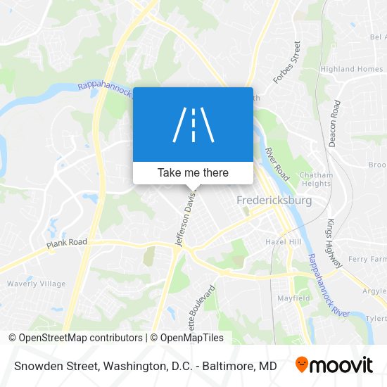 Mapa de Snowden Street