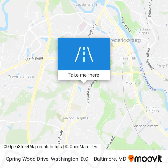 Spring Wood Drive map