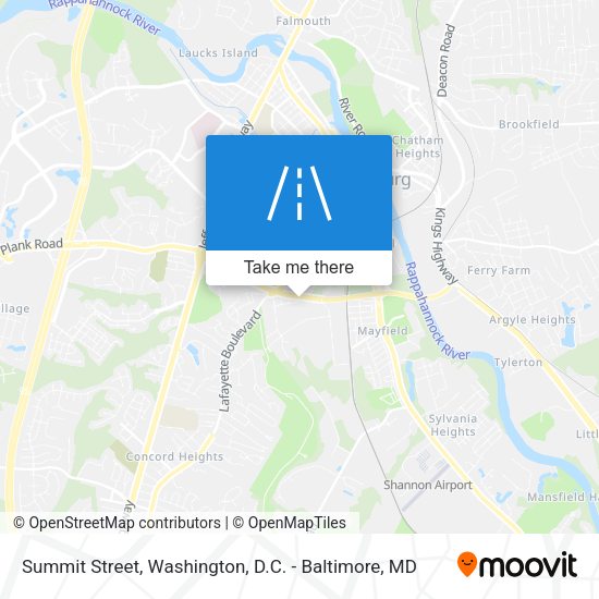 Mapa de Summit Street