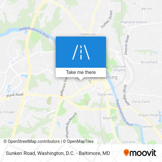 Sunken Road map
