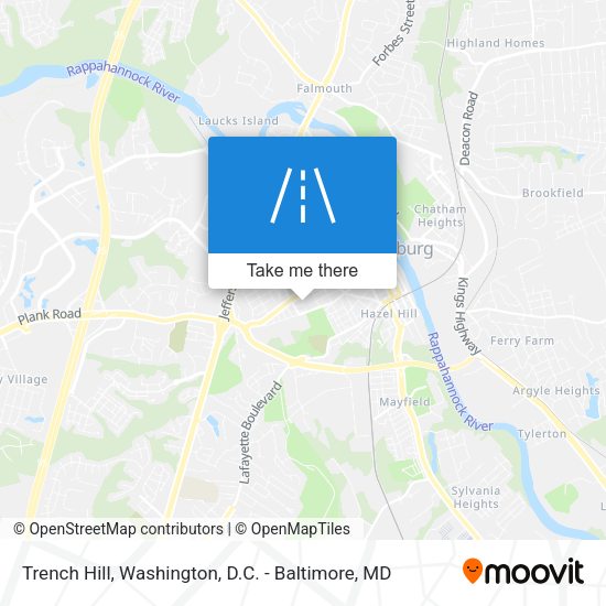 Trench Hill map