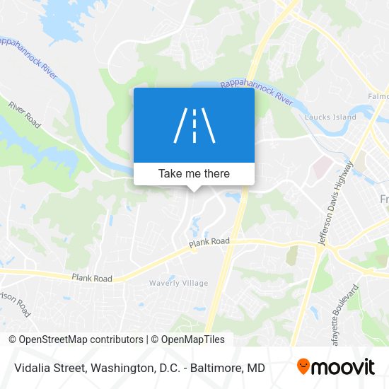 Vidalia Street map