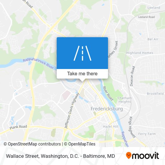 Wallace Street map