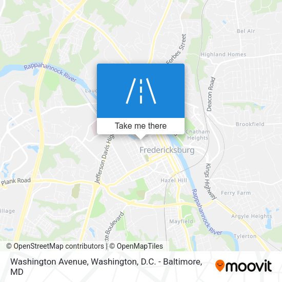 Washington Avenue map