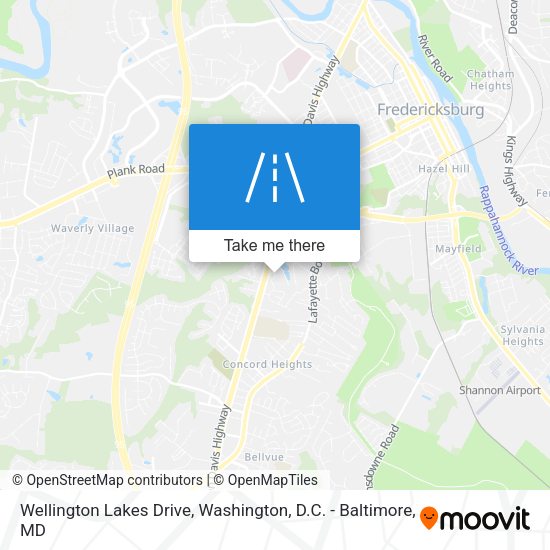 Mapa de Wellington Lakes Drive