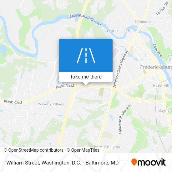 William Street map