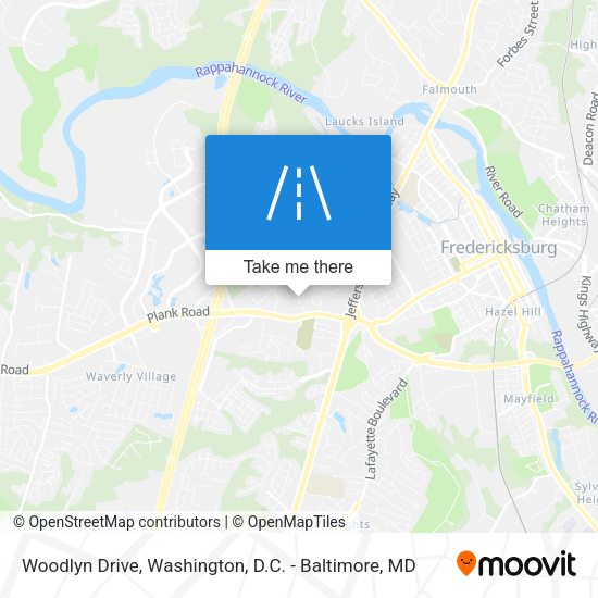 Woodlyn Drive map