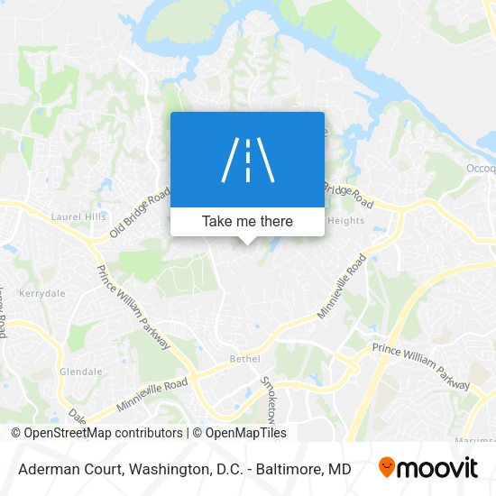 Aderman Court map