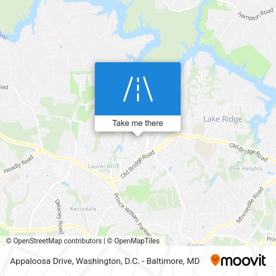 Appaloosa Drive map