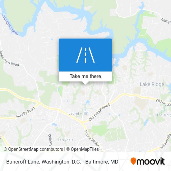 Bancroft Lane map