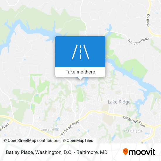 Batley Place map