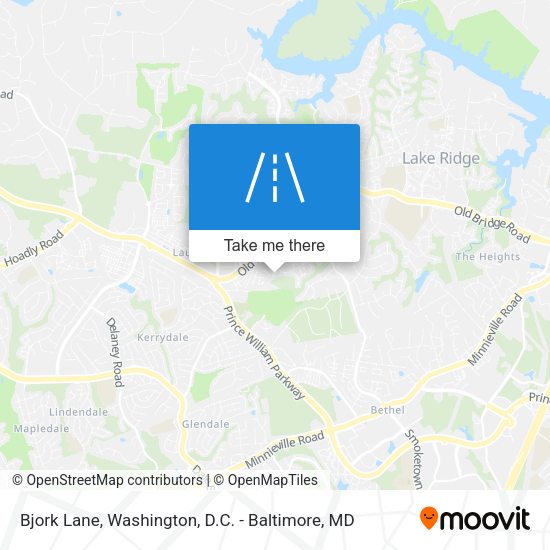 Mapa de Bjork Lane