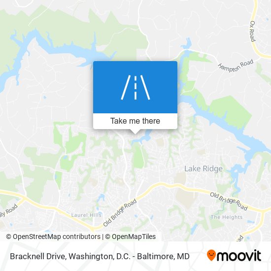 Bracknell Drive map