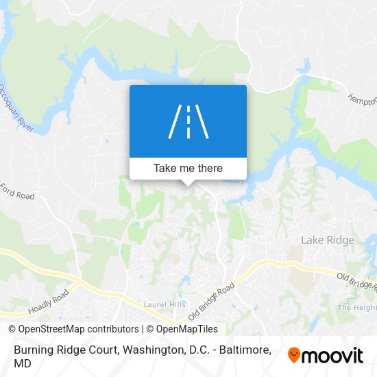 Burning Ridge Court map