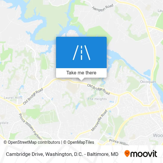 Cambridge Drive map