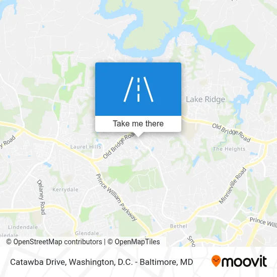 Catawba Drive map