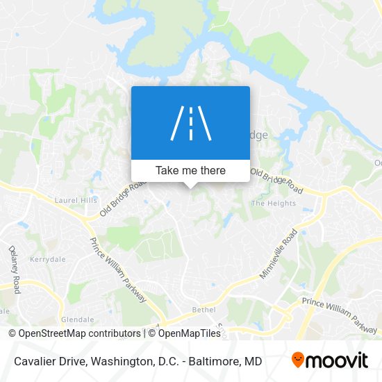 Cavalier Drive map