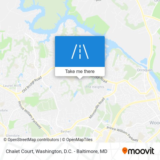 Chalet Court map