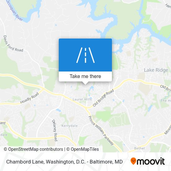 Chambord Lane map