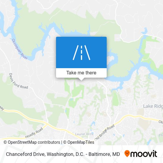 Chanceford Drive map