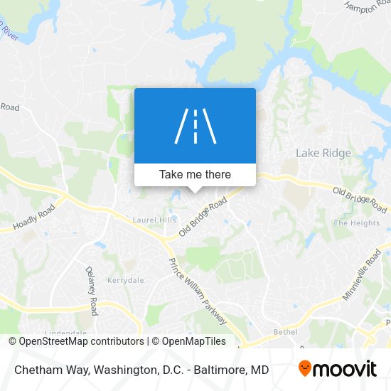 Chetham Way map