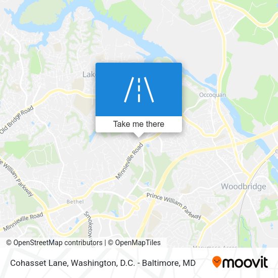 Cohasset Lane map