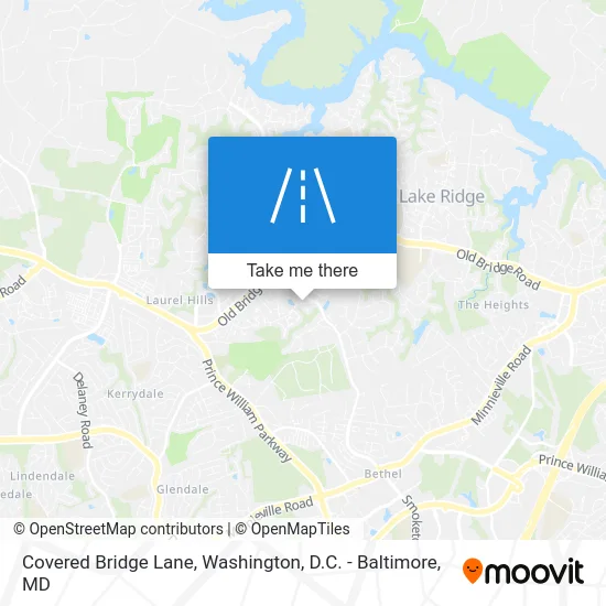 Covered Bridge Lane map