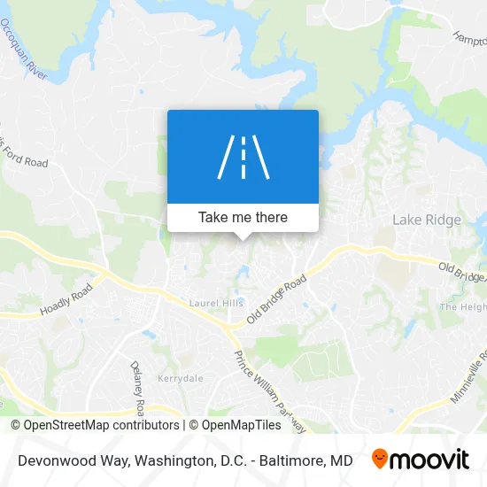 Devonwood Way map