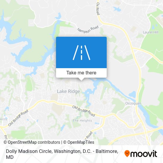Mapa de Dolly Madison Circle