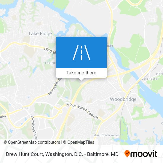 Mapa de Drew Hunt Court