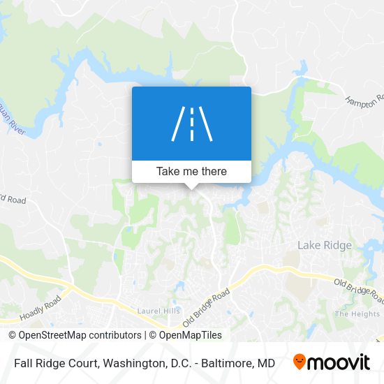 Fall Ridge Court map