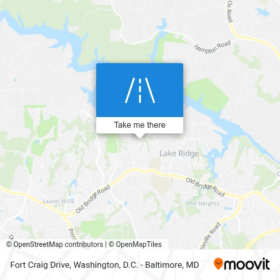 Fort Craig Drive map