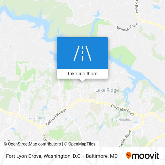 Fort Lyon Drove map