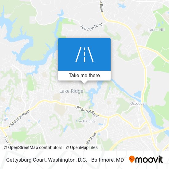 Gettysburg Court map